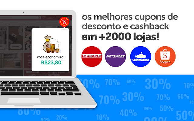 Cuponeria: Cupons e cashback em suas compras chrome谷歌浏览器插件_扩展第1张截图