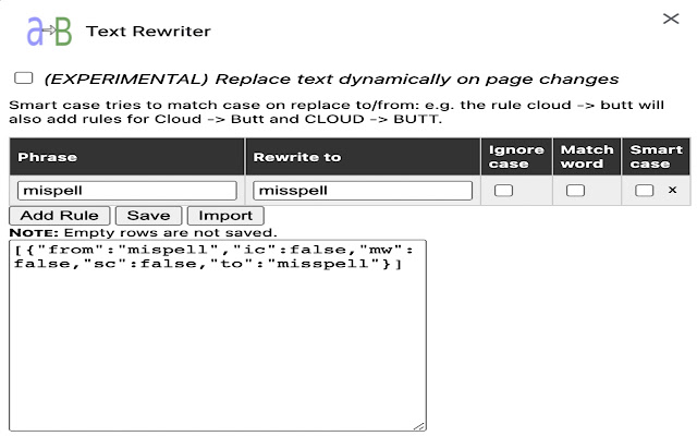 Text Rewriter chrome谷歌浏览器插件_扩展第2张截图