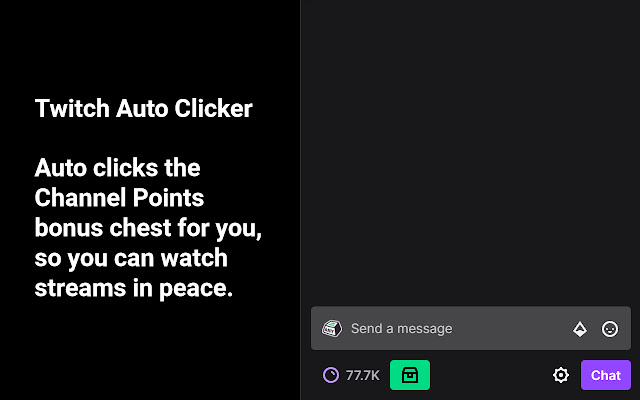Twitch Channel Points Auto Clicker chrome谷歌浏览器插件_扩展第1张截图