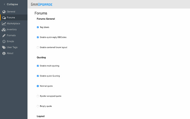 GaiaUpgrade chrome谷歌浏览器插件_扩展第1张截图