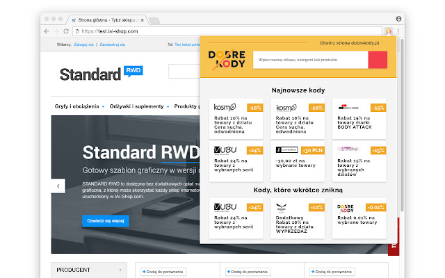 DobreKody.pl chrome谷歌浏览器插件_扩展第1张截图