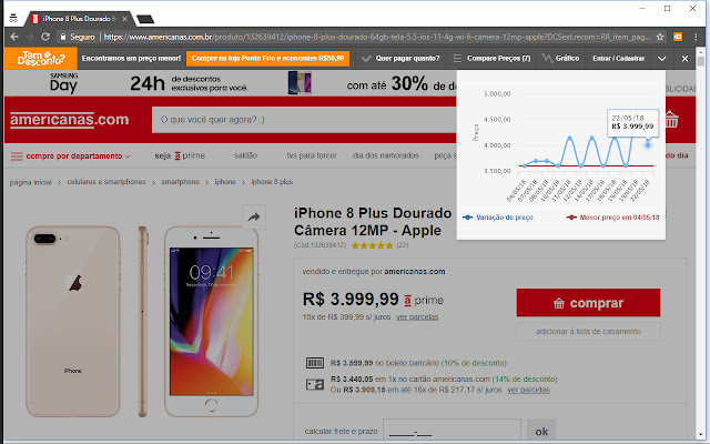 Tem Desconto? chrome谷歌浏览器插件_扩展第3张截图