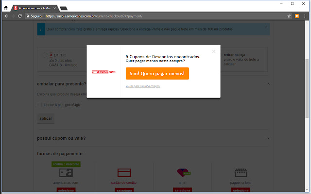 Tem Desconto? chrome谷歌浏览器插件_扩展第4张截图