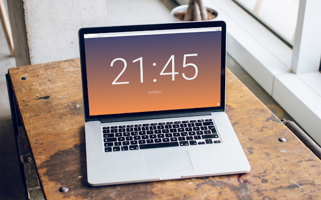 Clock Face: Digital clock for new tab page chrome谷歌浏览器插件_扩展第4张截图