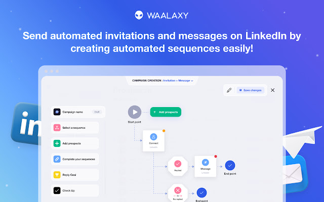 Waalaxy - Prospect on LinkedIn + Email. chrome谷歌浏览器插件_扩展第3张截图