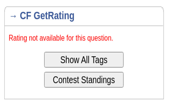 CF GetRating chrome谷歌浏览器插件_扩展第3张截图