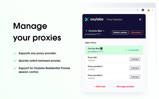 Oxylabs Proxy Extension chrome谷歌浏览器插件_扩展第1张截图