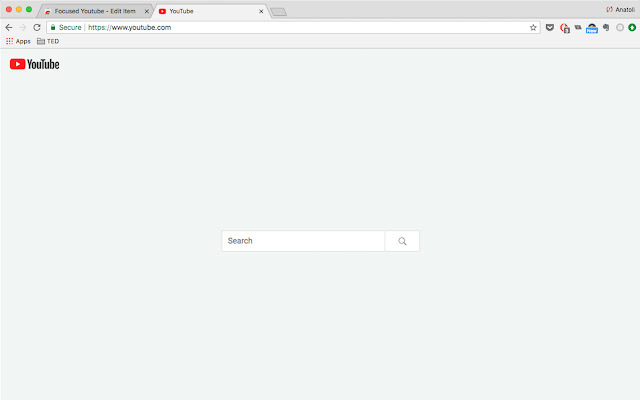 Focused Youtube chrome谷歌浏览器插件_扩展第1张截图