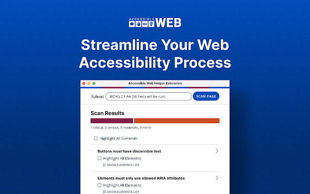 Accessible Web Helper chrome谷歌浏览器插件_扩展第1张截图