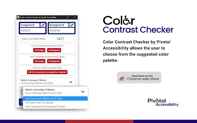 Color Contrast Checker chrome谷歌浏览器插件_扩展第2张截图