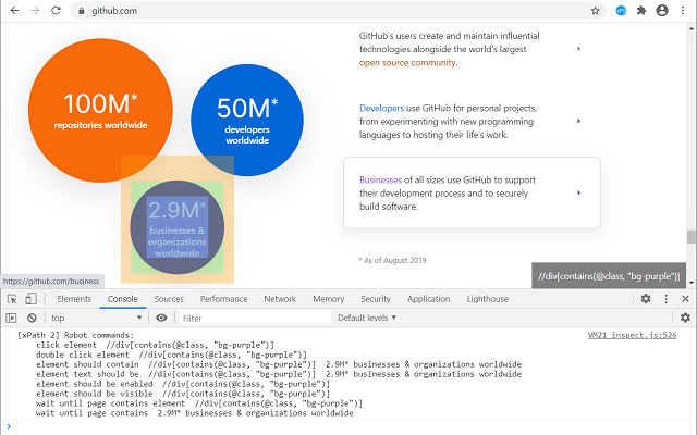 xPath 2 & Robot framework commands chrome谷歌浏览器插件_扩展第4张截图