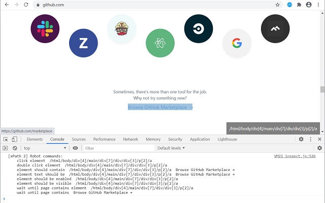 xPath 2 & Robot framework commands chrome谷歌浏览器插件_扩展第5张截图