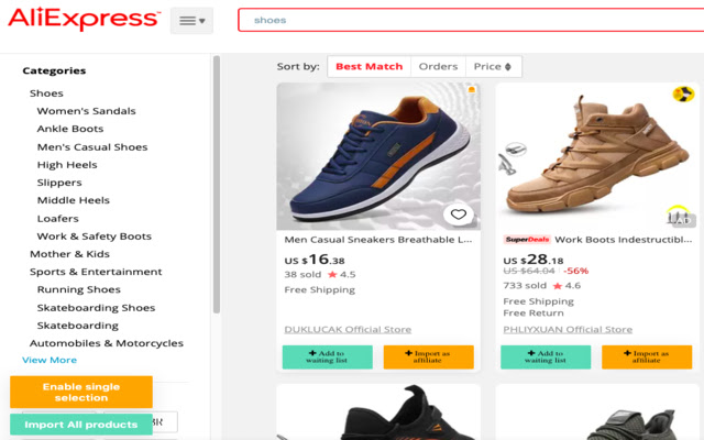 Wooshark dropship AliExpress & woocommerce chrome谷歌浏览器插件_扩展第2张截图