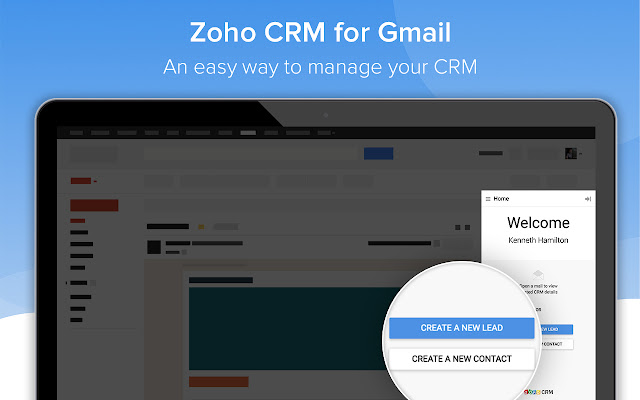 Zoho CRM for Gmail chrome谷歌浏览器插件_扩展第1张截图
