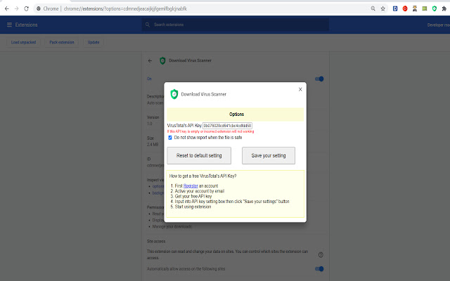 Download Virus Scanner chrome谷歌浏览器插件_扩展第4张截图