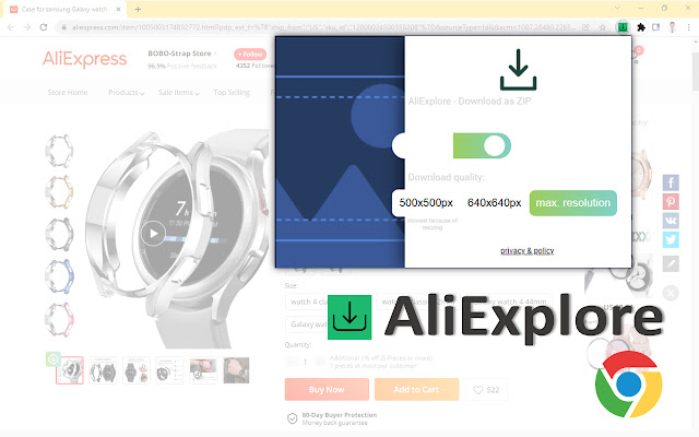 AliExplore | AliExpress Image Downloader chrome谷歌浏览器插件_扩展第4张截图
