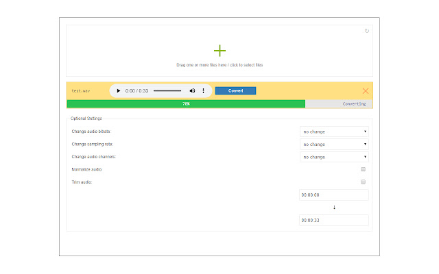 Convert to MP3 chrome谷歌浏览器插件_扩展第2张截图