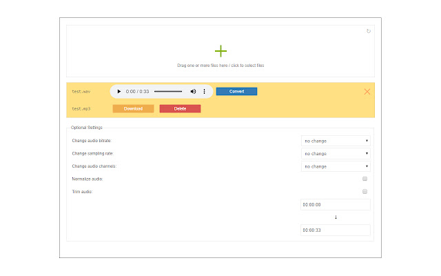 Convert to MP3 chrome谷歌浏览器插件_扩展第3张截图