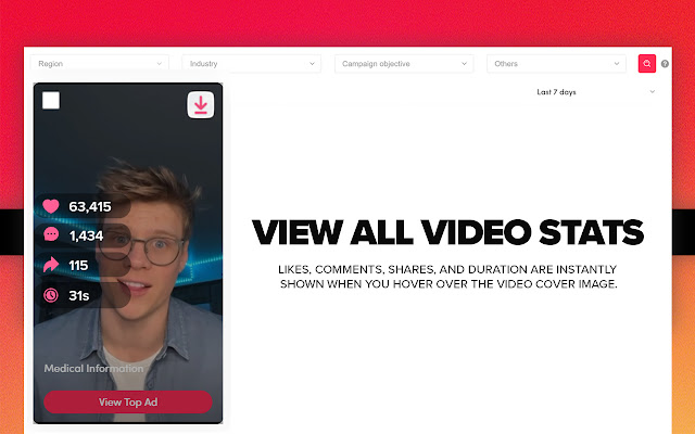 TikTok Ads Video Downloader & Data Export chrome谷歌浏览器插件_扩展第2张截图