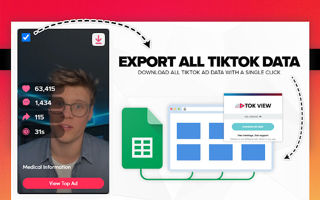 TikTok Ads Video Downloader & Data Export chrome谷歌浏览器插件_扩展第4张截图