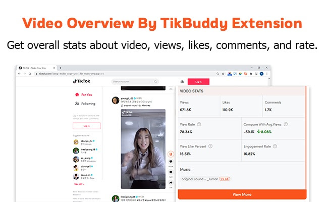 TikBuddy: TikTok Analytics Online Toolkit chrome谷歌浏览器插件_扩展第2张截图