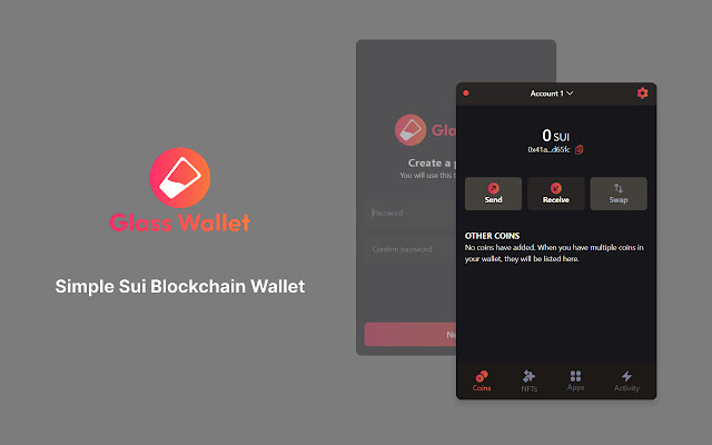 Glass wallet | Sui wallet chrome谷歌浏览器插件_扩展第1张截图