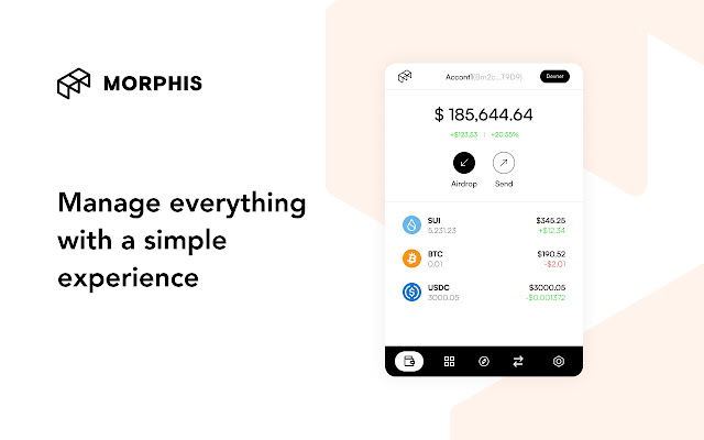 Morphis Wallet chrome谷歌浏览器插件_扩展第2张截图