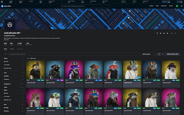 AlphaSharks chrome谷歌浏览器插件_扩展第1张截图