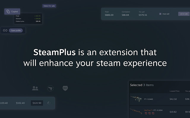 Steam Plus chrome谷歌浏览器插件_扩展第1张截图