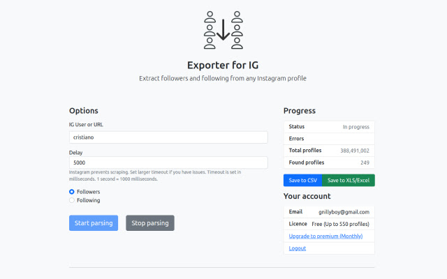 IG Exporter chrome谷歌浏览器插件_扩展第1张截图