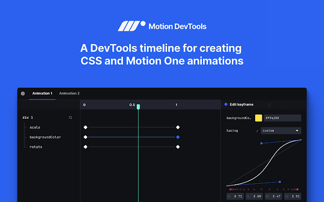 Motion DevTools chrome谷歌浏览器插件_扩展第1张截图