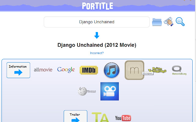 Movie Info @ Portitle chrome谷歌浏览器插件_扩展第2张截图