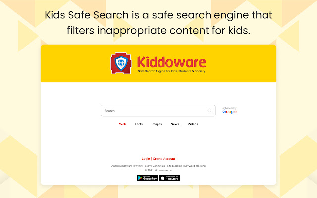 Kids Safe Search Engine chrome谷歌浏览器插件_扩展第1张截图