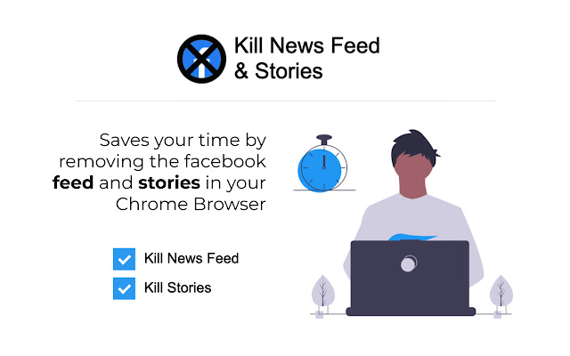Kill News Feed & Stories. chrome谷歌浏览器插件_扩展第1张截图