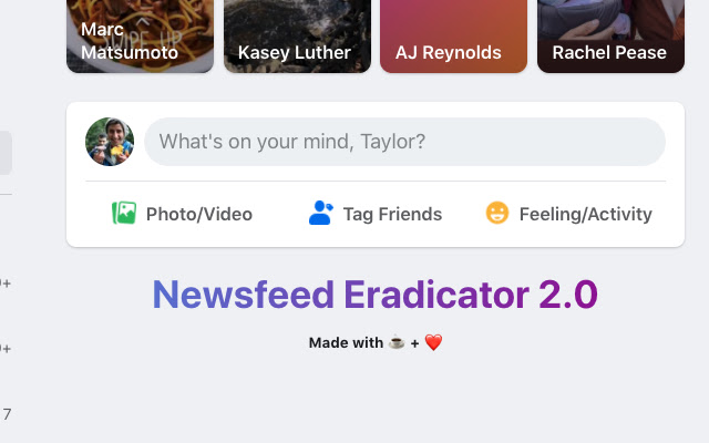 Newsfeed eradicator 2.0 chrome谷歌浏览器插件_扩展第1张截图