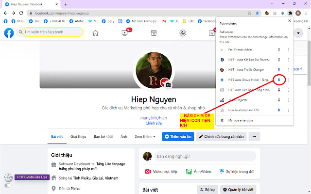 HiFB Auto Group Inviter - Mời nhóm Facebook chrome谷歌浏览器插件_扩展第2张截图