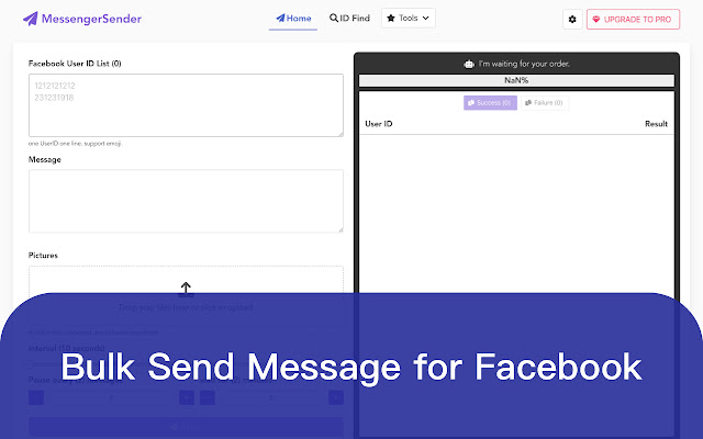 Messenger Bulk Sender - Messager DM Bot chrome谷歌浏览器插件_扩展第1张截图