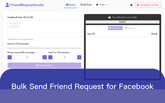 Auto Friend Request Sender for Facebook™️ chrome谷歌浏览器插件_扩展第1张截图