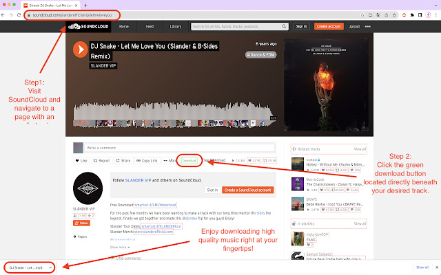 SoundCloud to Mp3 - SoundCloud Downloader chrome谷歌浏览器插件_扩展第1张截图