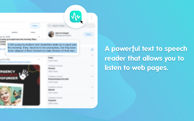 Web Reader - Text to Speech chrome谷歌浏览器插件_扩展第1张截图