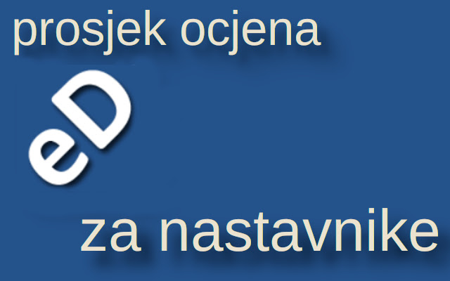 Prosjek ocjena - e-Dnevnik za nastavnike chrome谷歌浏览器插件_扩展第1张截图