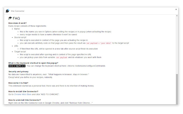 Site Connector chrome谷歌浏览器插件_扩展第2张截图