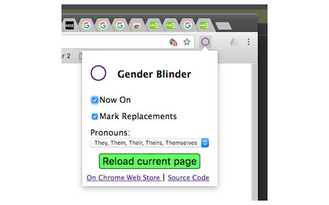 Gender Blinder chrome谷歌浏览器插件_扩展第2张截图
