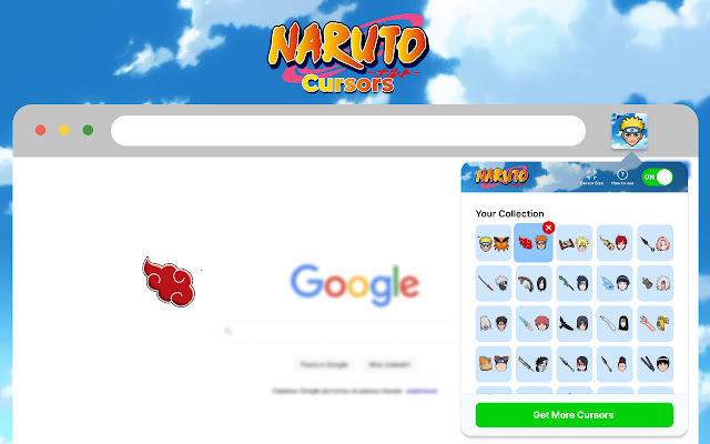 Naruto Anime Cursors chrome谷歌浏览器插件_扩展第1张截图