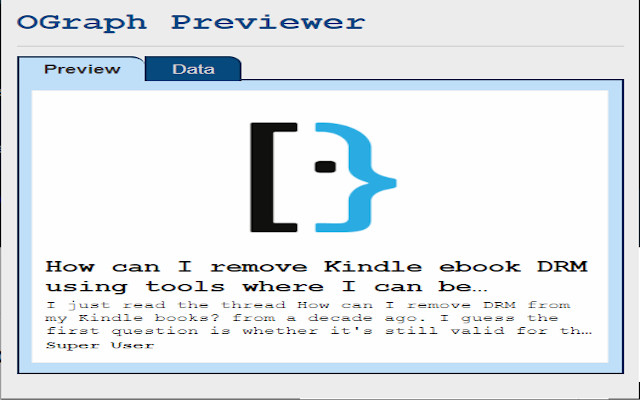 OGraph Previewer chrome谷歌浏览器插件_扩展第3张截图