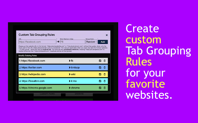Tabius - Tab Grouping Assistant chrome谷歌浏览器插件_扩展第4张截图