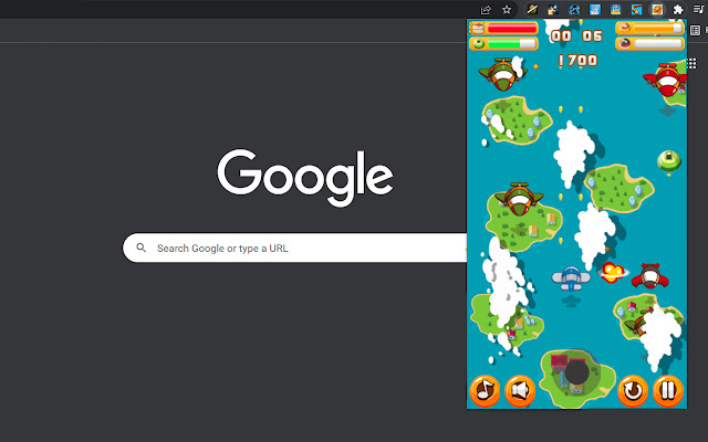 Sky Fighter Game chrome谷歌浏览器插件_扩展第1张截图