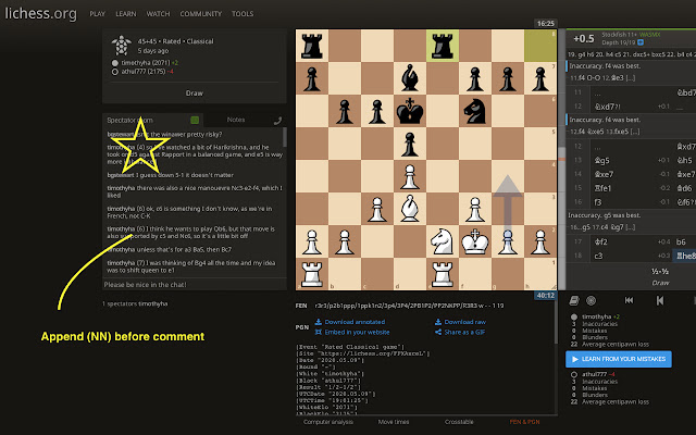 Lichess.org chat/whisper with move numbers chrome谷歌浏览器插件_扩展第1张截图