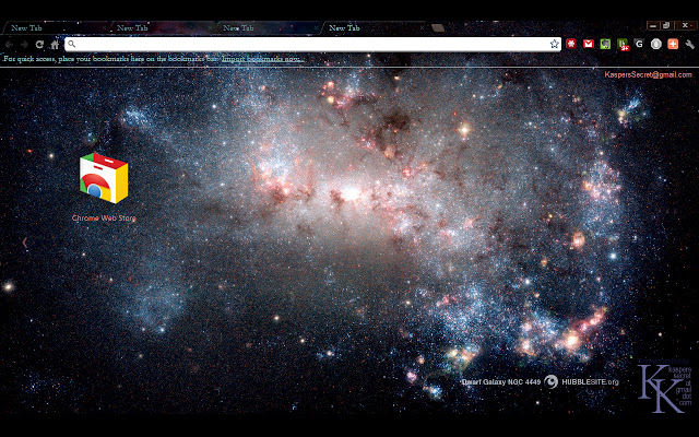 Dwarf Galaxy NGC 4449 Theme chrome谷歌浏览器插件_扩展第1张截图