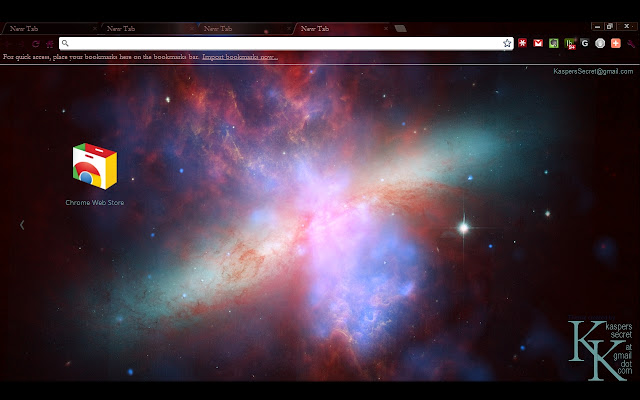 M82 Starburst Galaxy Theme chrome谷歌浏览器插件_扩展第1张截图